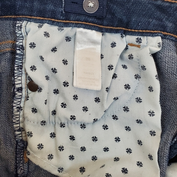 Lucky Brand Riley Short Shorts Size 14 Girls Denim Stretch Raw Hem - Picture 5 of 8